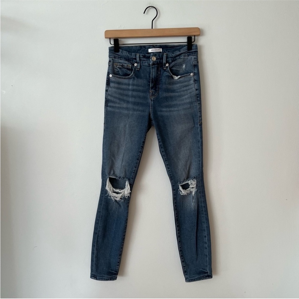 Good American Good Legs Crop Skinny Jeans Women’s Size 0/25